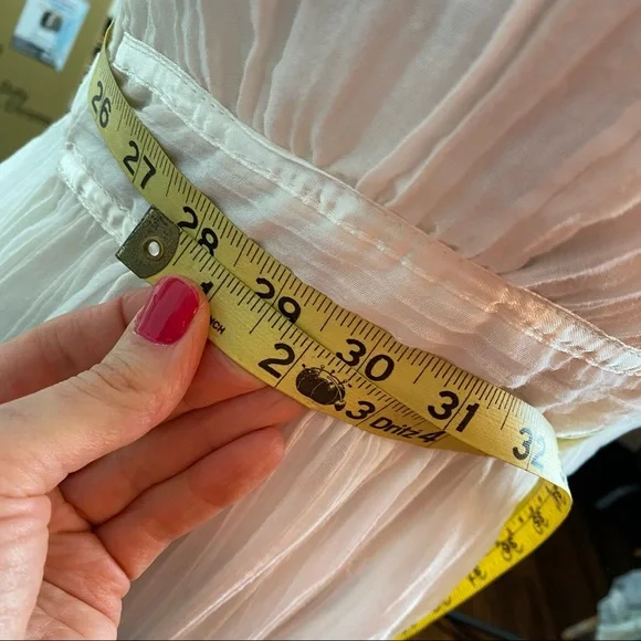 Gunne Sax Vintage 70s Dress Size Small Cottagecore Lace Ruffle Wedding Dress EUC - Picture 14 of 16